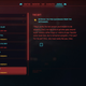 Main menu options in Cyberpunk show off a lot of detail and info.
